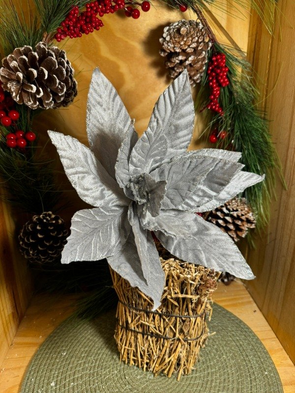 Producto - Vara Flor Federal Silver Corta  30 cm (Efectivo: 10.000)