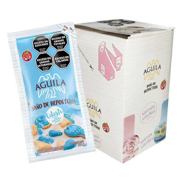 Producto - Baño aguila sachet celeste sin tacc x150 gr