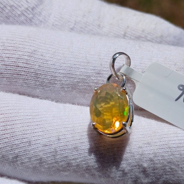 Producto - Dije ópalo Etiope naranja