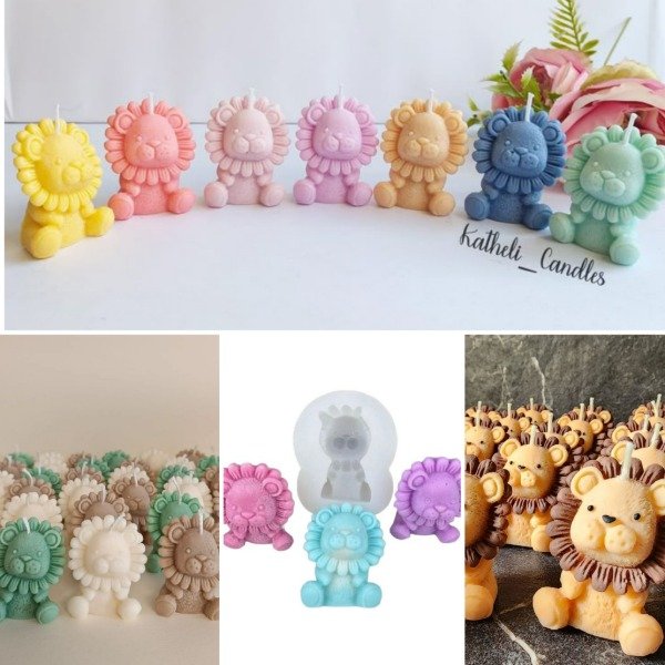 Producto - Molde de silicona Leoncito