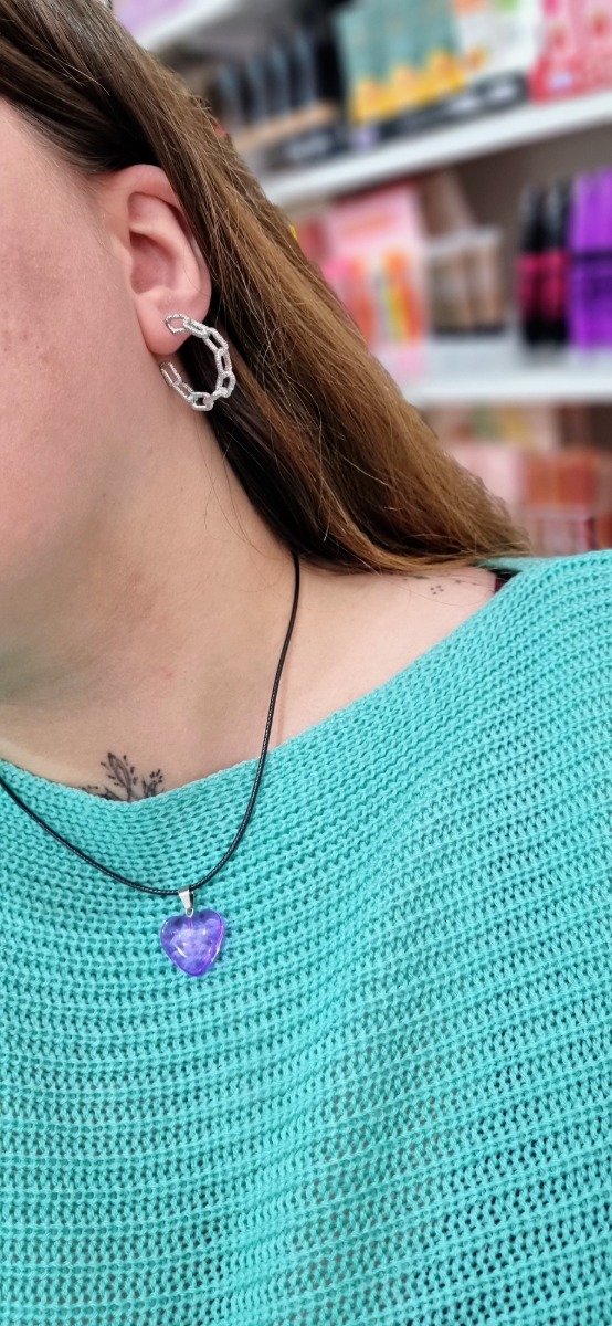 Producto - Collar Cordón con Dije Corazón - 1
