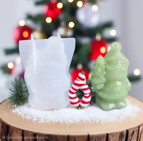 Producto - Molde de silicona mini papa noel