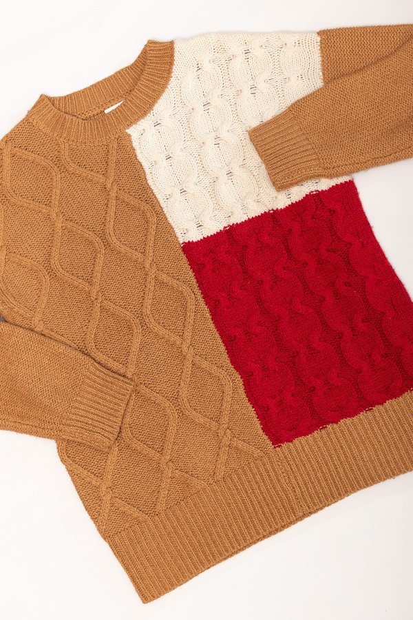 Producto - sweater tricolor Sybilla - 1