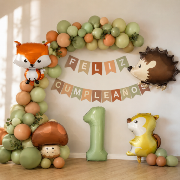 Producto - COMBO GLOBOS ANIMALES DEL BOSQUE