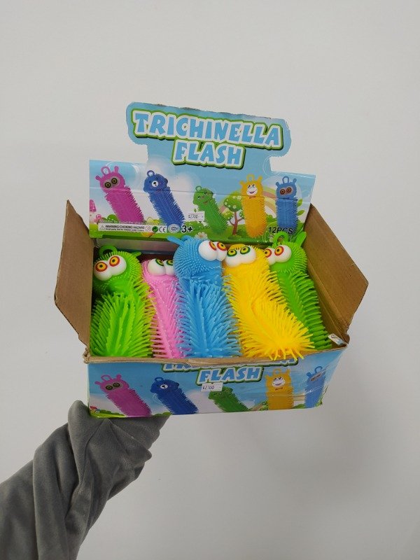 Producto - Gusano de goma con luz