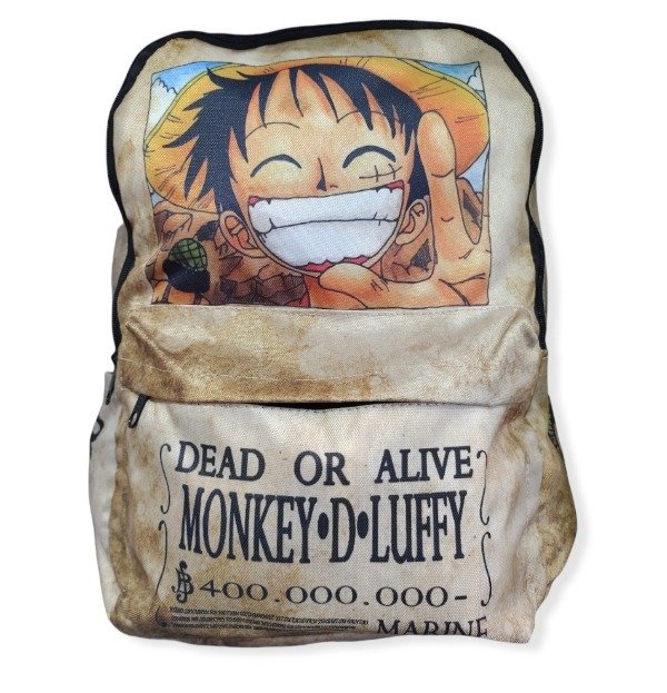 Mochila One Piece Monkey D Luffy - Los Juguetes d Isa y Ale