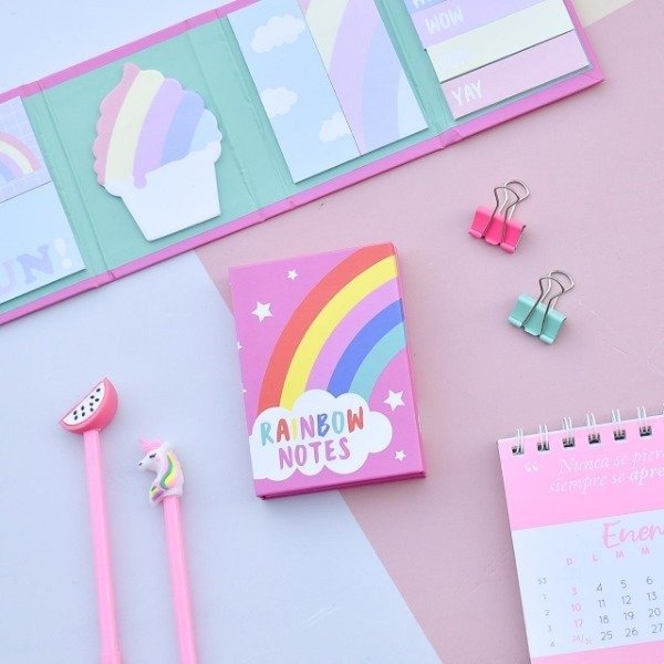 Producto - LIBRETA POST IT RAINBOW