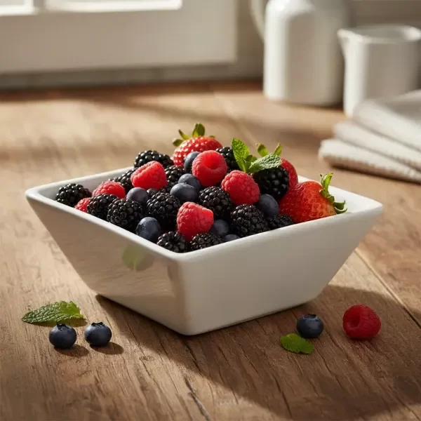 Producto - Cazuela Cuadrada 8,5 X 4 Cm Porcelana Germer Brasil