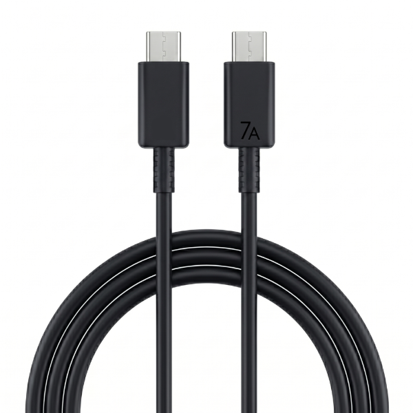 Producto - Cable USB-C a USB-C - Carga Rápida 7A - Color Negro - Aitech