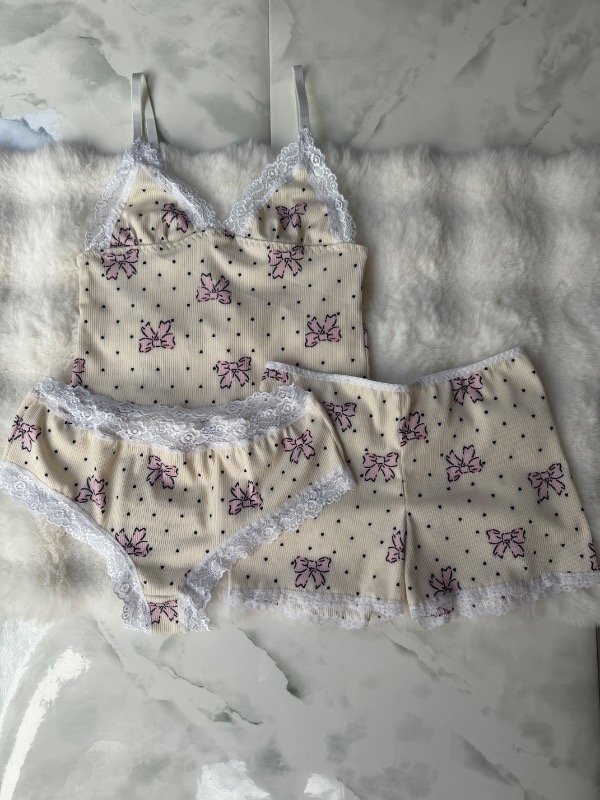 Producto - Pijama Dolce - moñitos - 0