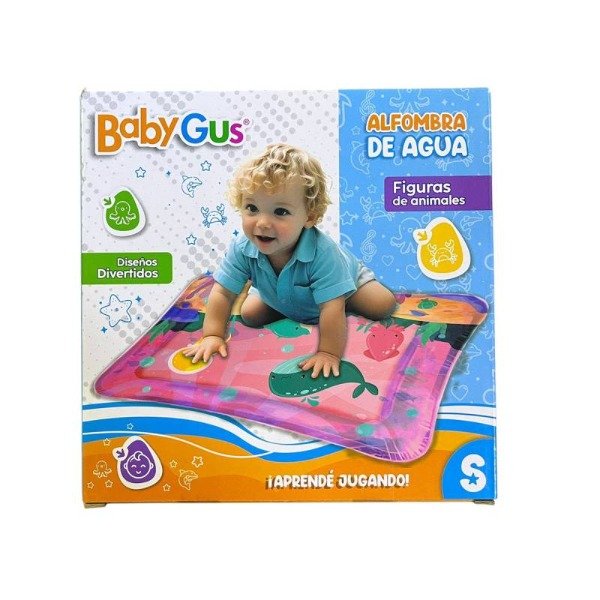 Producto - 56361 - Alfombra de agua ballenas rosa