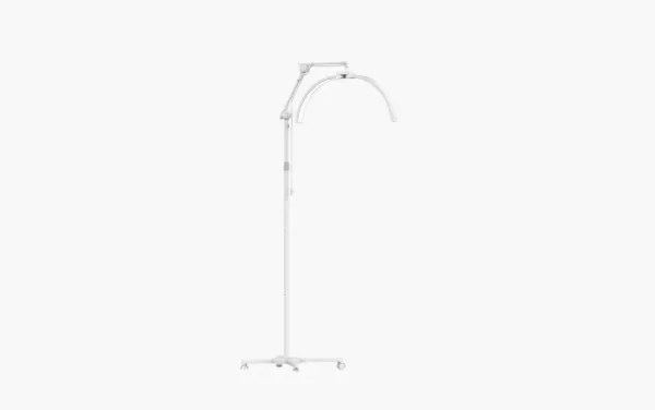 Producto - LatinLook Lampara Led Aura Pro Medialuna De Pie Con Rueditas F-800D - 1