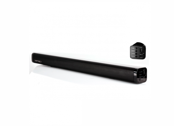 Producto - Parlante 1.0 portable -30w -bluetooth/usb/aux/entrada optica -barra de sonido