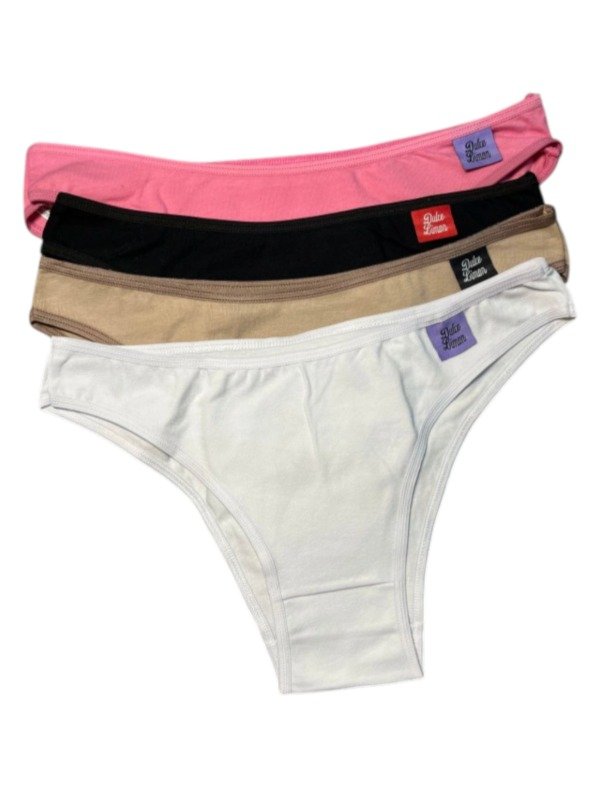 Producto - Bombacha Vedetina Talle Comun Lisa Dulce Limon x12 Art.50