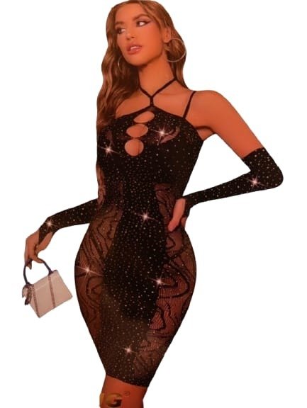 Producto - Body de Red con Strass N1506 - 0