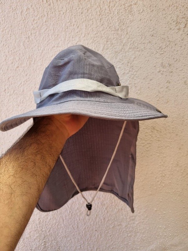 Producto - Sombrero AUSTRALIANO GRIS CLARO CON TAPANUCA PREMIUM