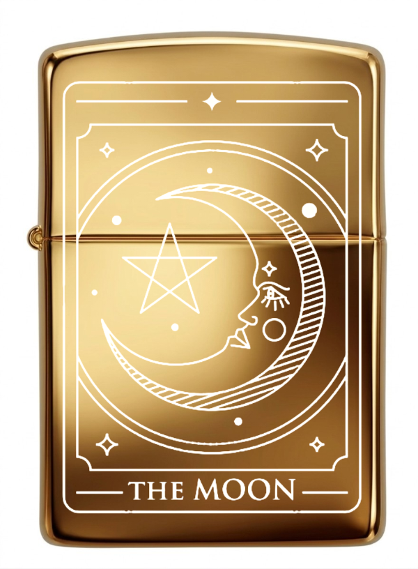 Producto - ENCENDEDOR RECARGABLE A BENCINA AZUL THE MOON - 3