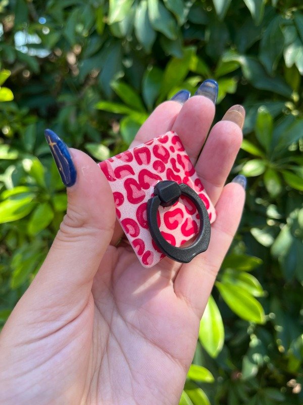 Producto - Ring animal print rojo