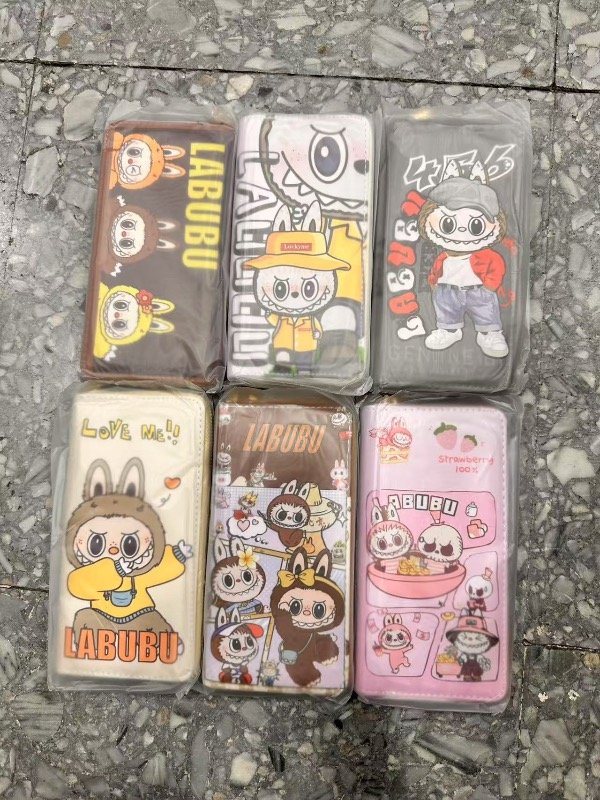 Producto - Billetera larga labubu con cierre