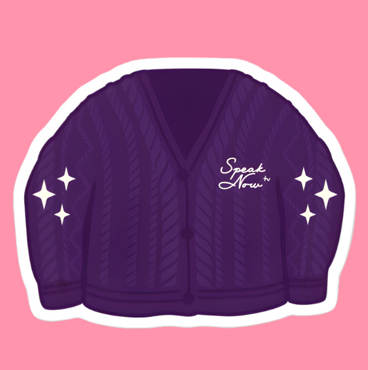 Producto - Speak Now Cardigan Sticker