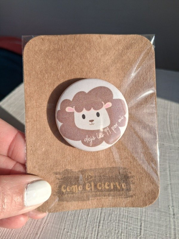 Producto - Pin - Oveja marron