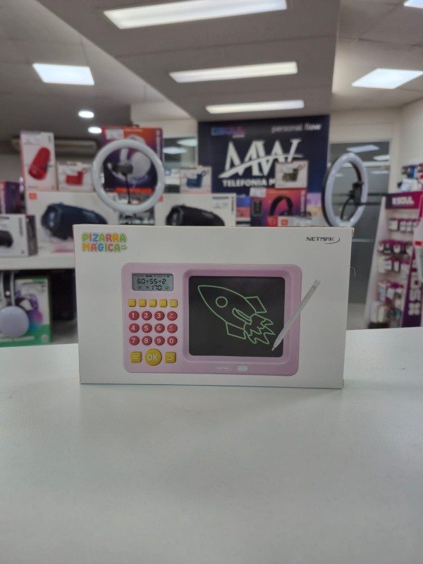 Producto - Pizarra Mágica c/ calculadora - Con 4 juegos educativos matemáticos NM-PM103