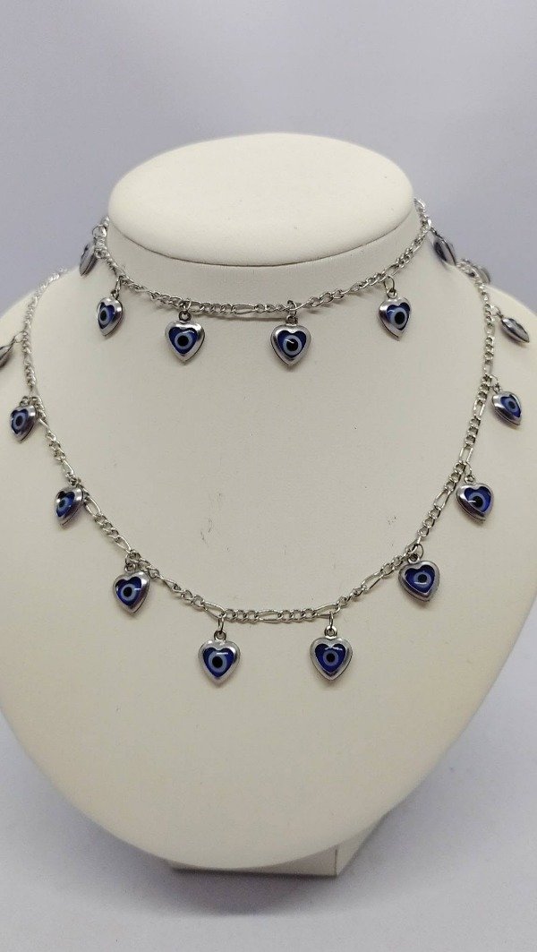 Producto - Conjunto de dijes colgantes en forma de corazón - 0