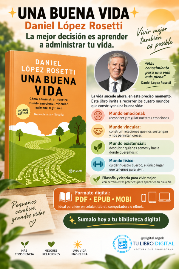 Producto - Una buena Vida Dr. Daniel Lopez Rosetti