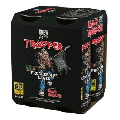 Producto - Cerveza Trooper Progressive Lager Iron Maiden Alemana Importada 500 ml - 1