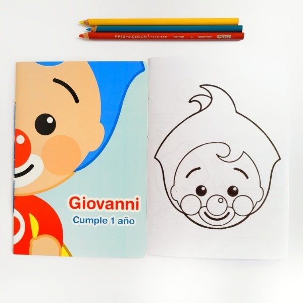 Producto - Pack de 25/ Souvenir Cuaderno para colorear personalizado