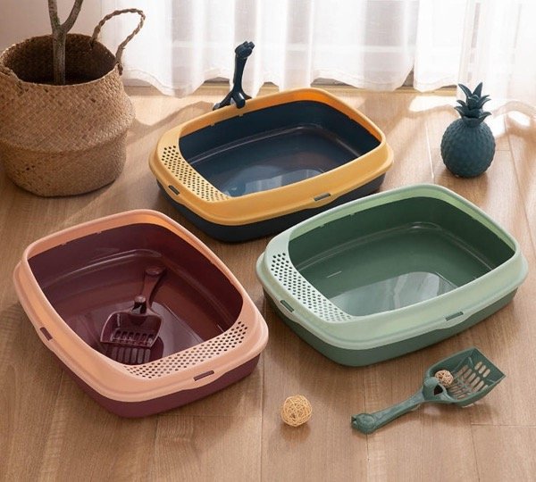 Producto - BANDEJA SANITARIA CON PALITA 44 x 30 x 14