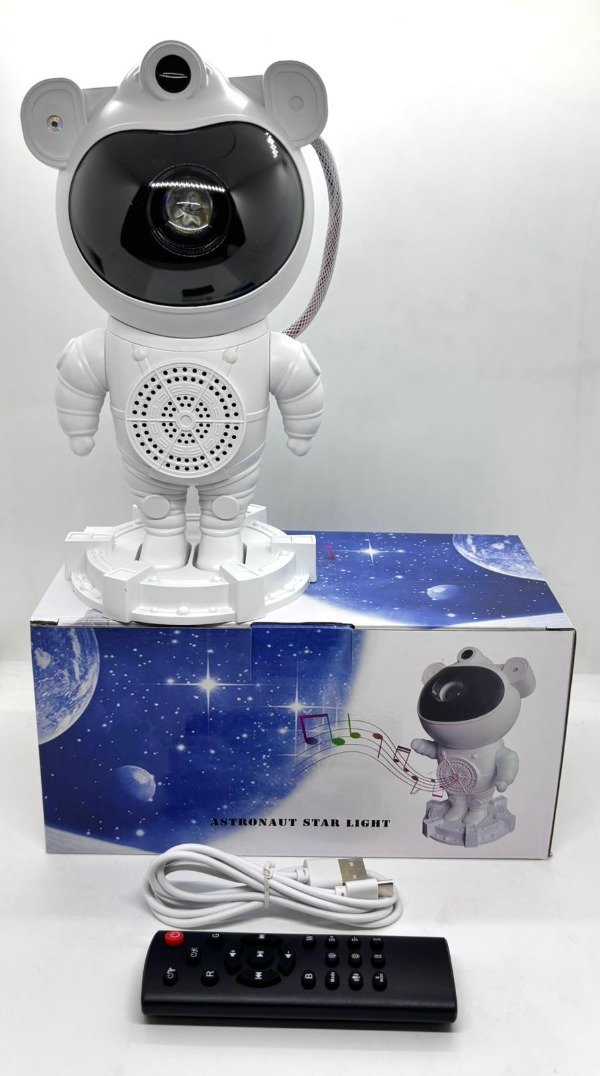 Producto - LAMPARA ASTRONAUTA PROYECTORA CON PARLANTE BT