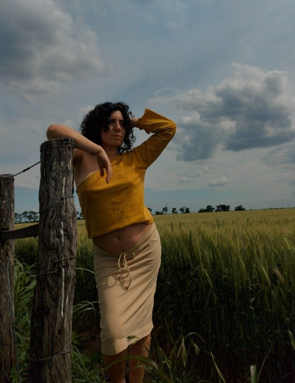 Producto - Falda Luisi rodilla