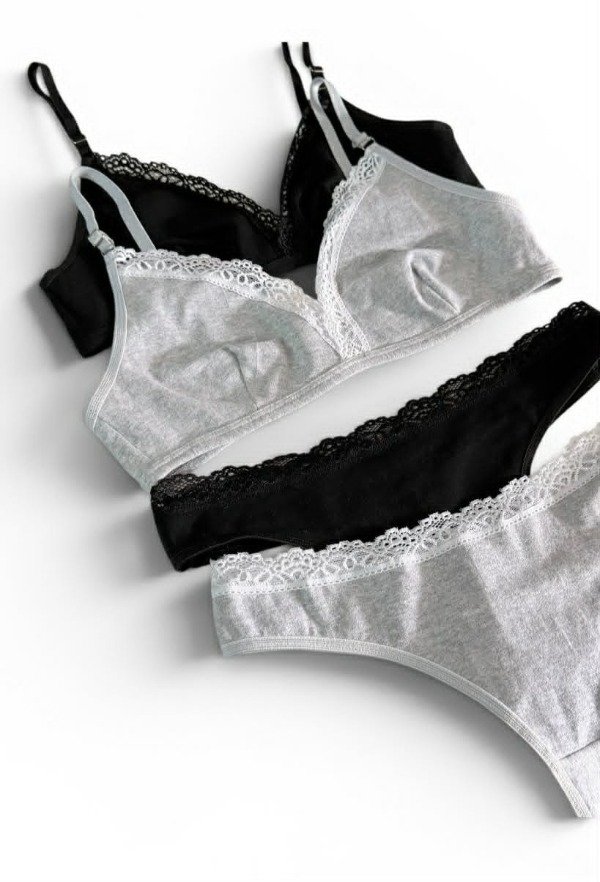 Producto - 247 - Conjunto Sin Armar de Algodón c/Puntilla - 2