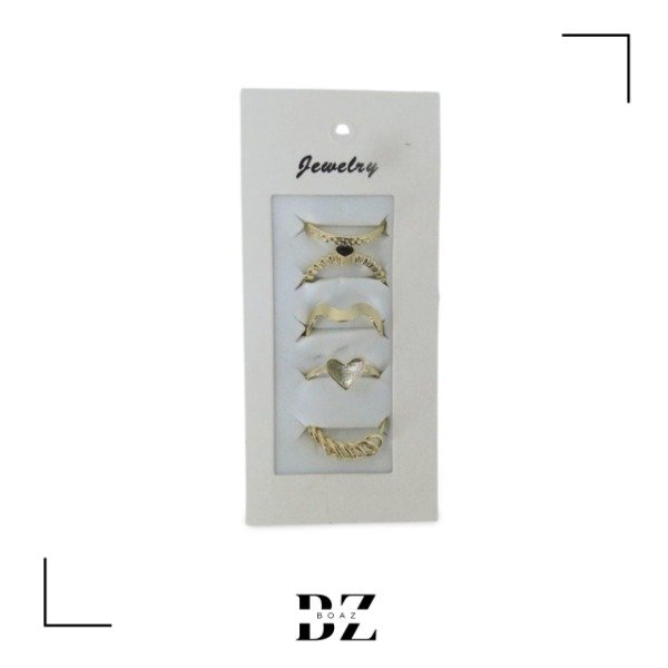 Producto - ANILLOS X 5 PCS EN CARD - 1979