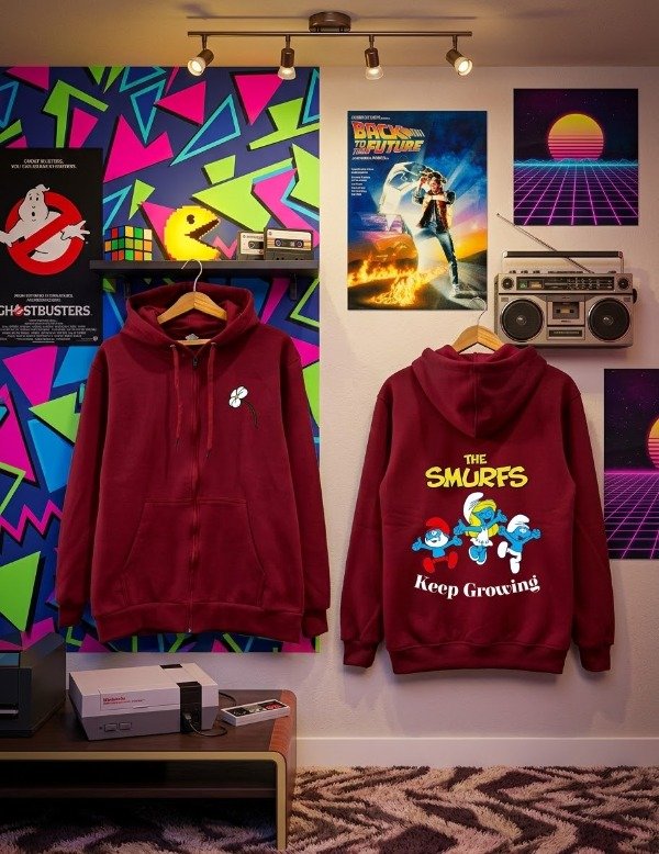 Producto - Campera Algodon Rustico Pitufos Varios Colores - 2