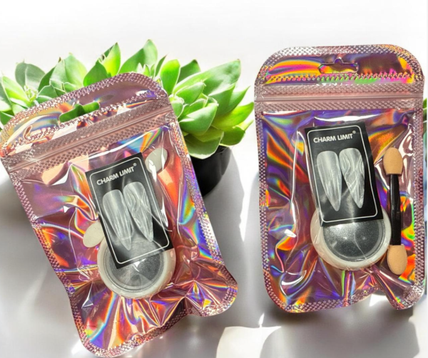 Producto - Polvo espejo Plateado Charmlimit