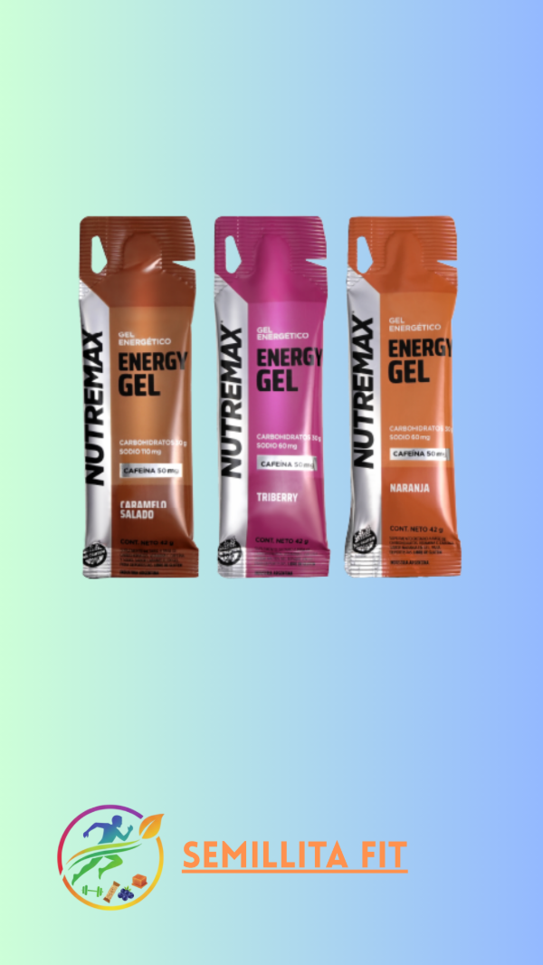 Producto - GEL ENERGY con/sin CAFEINA Nutremax