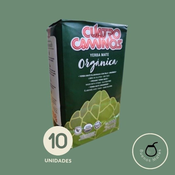 Producto - Yerba Cuatro Caminos ORGÁNICA x 500 grms (10 paquetes)