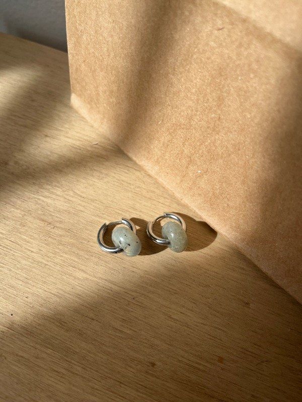 Producto - Aros labradorita