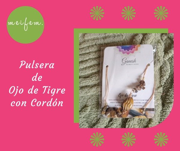 Producto - Pulsera de Ojo de Tigre con Cordón