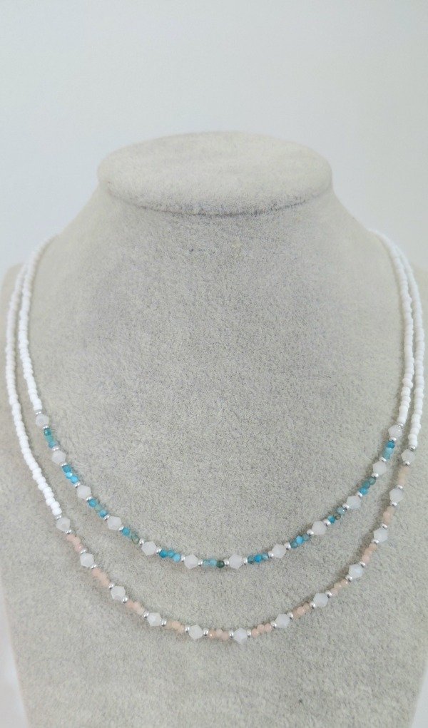 Producto - Collar de Acero con Mini Piedras