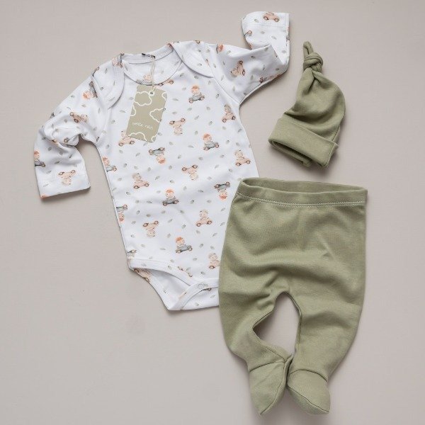 Producto - Body estampado , ranita y gorro
