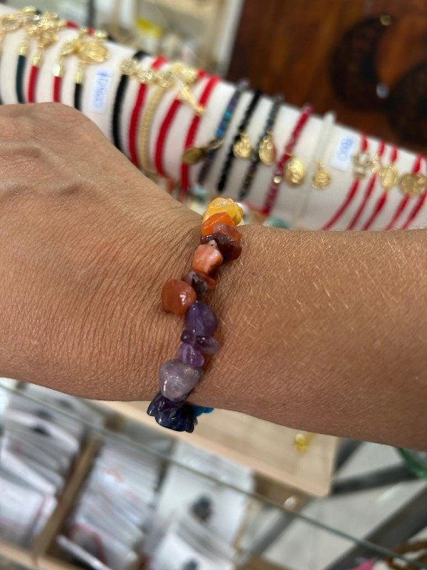 Producto - Pulsera Escallas Piedra Natural 7 Chakras