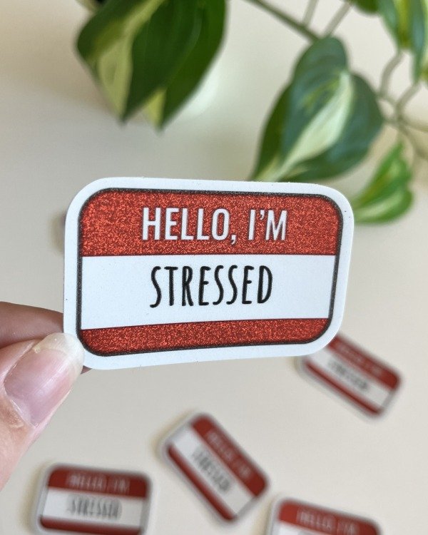 Producto - Sticker Arena UV - I'm Stressed