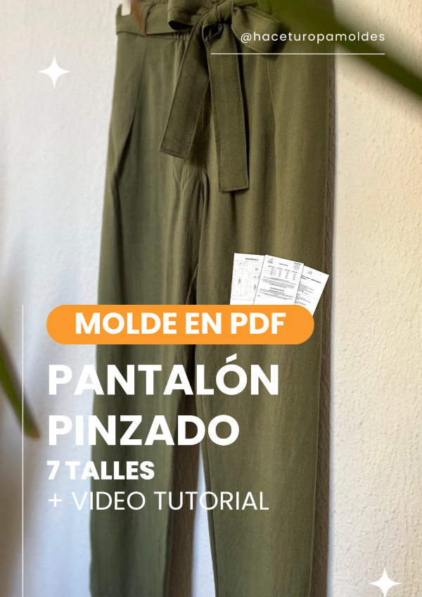 Producto - PANTALÓN PINZADO + VIDEO TUTORIAL