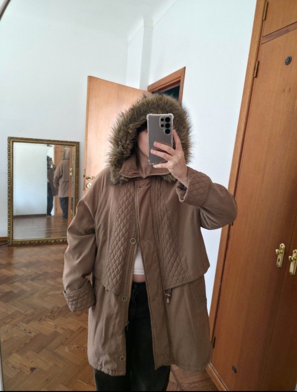 Campera peluchín marrón — imagen 9