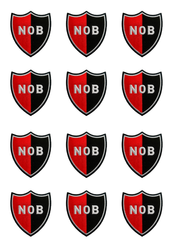 Producto - Impresion Dtf A3 Parche Efecto Bordado Escudos De Futbol Newells