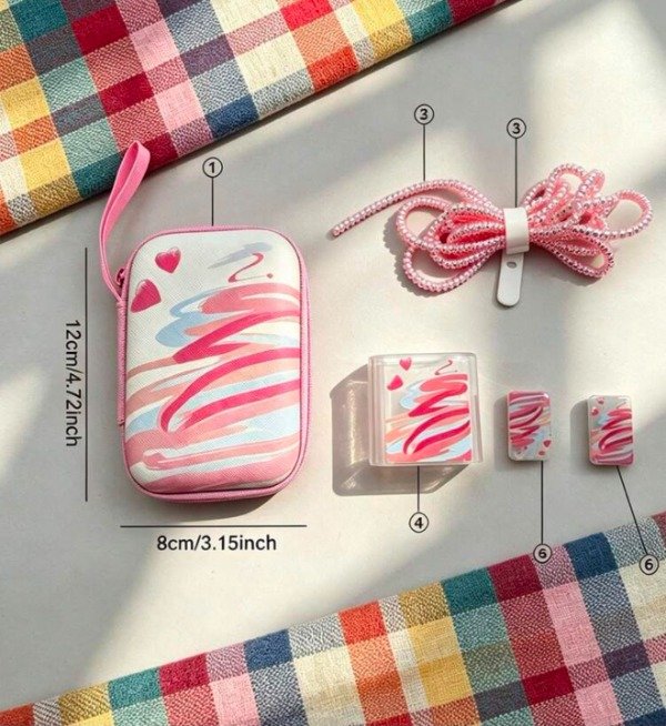 Producto - Combo valija + protector de cargador estampas print - 2