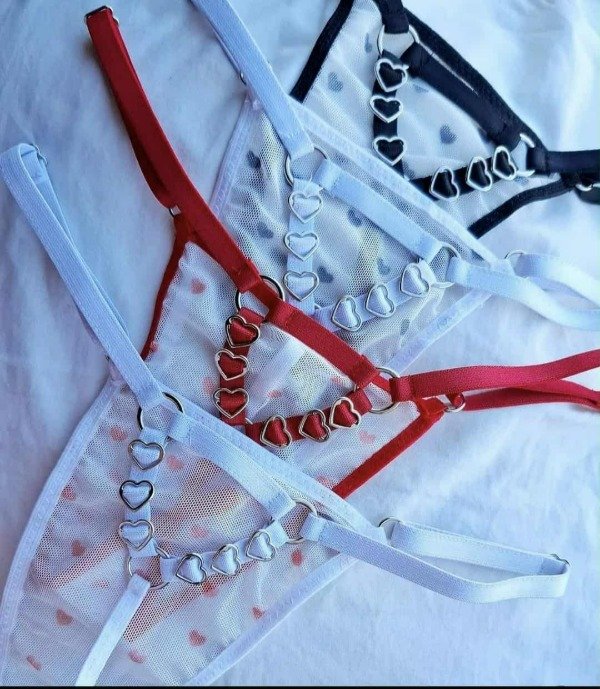 Producto - Tanga Hilo Corazones Microtul